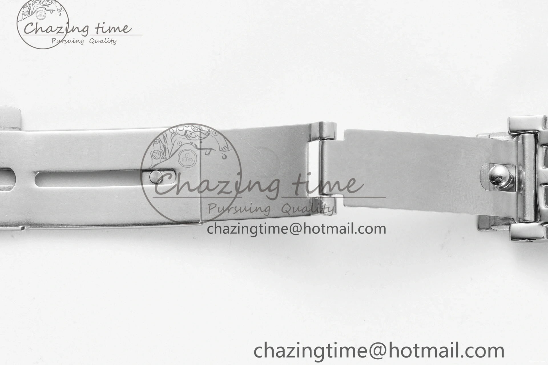 0506 FlexibleFit De Ville SS TWF 1:1 Best Edition Gray Dial Blue Markers on SS Bracelet MIYOTA 7843